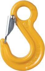 0,0 6 / ctn Design factor 4: Alloy Clevis Sling Hook with Latch YELLOW PAINT Chain Size A Dimensions K P T H Working Load Limit (Lbs) H6240452 /32 ~ 5/6 0.35 3.74. 0.75 0.