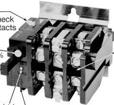 CR34 Block Overload Relays for Panel Mounting 600 VAC/50 VDC, Three-Pole 35 Maximum Amperes Continuous Application The panel-mount block overload relay provides overload protection for motors having
