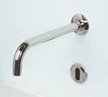 It is an elegant panel-mounted polished stainless steel basin spout supplied with an infrared sensor