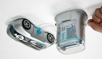 If other gases are present, the fuel cell cannot operate and the car will not move.