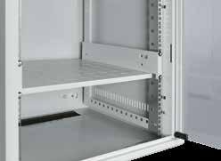 III. NT Box Wall Cabinets, NT Mini Rack SCHÄFER NT Box in three parts for optimal accessibility High-grade steel housing (light grey RAL 7035) with complete range of basic equipment Hinged centre