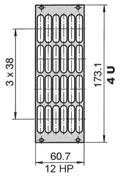screws; 12 HP = 4 screws Torx screws M2.5 x 11.3, size T8, with plastic screw retainer 10 pcs.