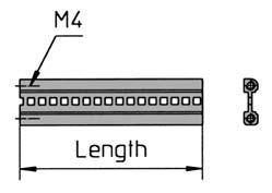 Height Divider Left Length for HP mm inch clear passivated 4.5 22.86 0.90 66-138-70 8.5 43.18 1.70 66-138-71 12.5 63.50 2.50 66-138-72 16.5 83.82 3.