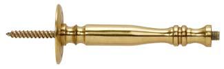 38 mm 1 ½" 25 units 085021001 Medium Spindle (Brass) 86 mm 3 3 8"