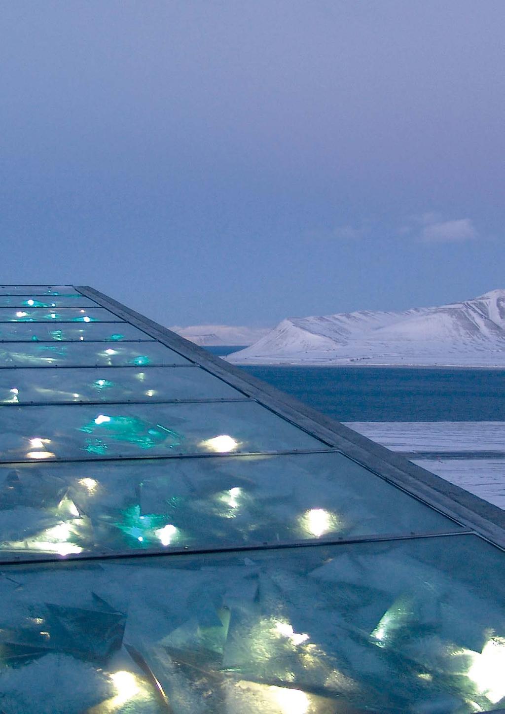A seed bank on the Svalbard islands in Norway: Seeds from around the world are stored in a 93 m long and 100 m deep tunnel to act as