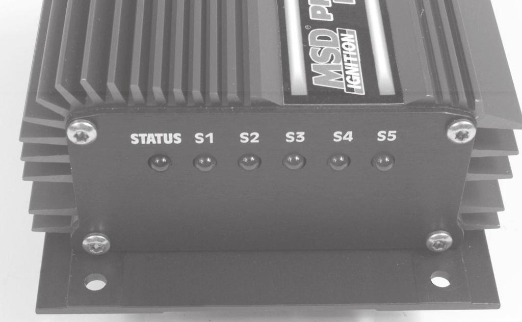 INSTALLATION INSTRUCTIONS 3 LEDS There are six LED s on the end panel of the Controller. The Red status LED will be on steady when the unit is turned On.
