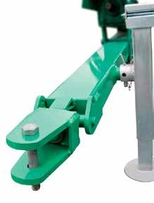 Gearbox protected by our 3 seal system on each shaft to protect against contamination A heavy-duty gearbox is also available Draw Bar and Hitch Length and angle are adjustable to avoid PTO vibration.