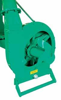 Available in 1000 RPM for tractors with a minimum of 180 HP. * With optional abrasive resistant steel housing and bottom plate. The information above applies to the 28 (711 mm) impeller.