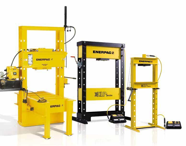 Enerpac Hydraulic es Enerpac Hydraulic es are available in a variety of capacities and sizes.
