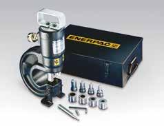 (ton) 3 Round Punch & Die Sets Included Hole Size Bolt Size (mm) (mm) SPD-438.44, ⅜ M SPD-63.6 4,3 ½ SPD-688.69 7, ⅝ M SPD-83.