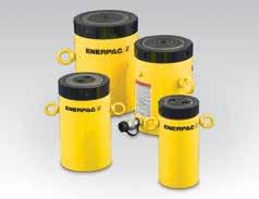 Enerpac,000 psi s and Jacks SINGLE-ACTING, HIGH TONNAGE DOUBLE-ACTING, HIGH TONNAGE LOCK NUT, HIGH TONNAGE SINGLE-ACTING, LOAD RETURN* Integral stop ring provides piston blow-out protection Plunger