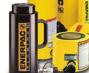 double-acting, solid or hollow plunger, you can be sure that Enerpac has the cylinder to suit your high force application. A F J Enerpac jacking cylinders fully comply to ASME B30.
