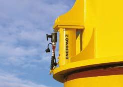 By varying the oil flow to each lift point, the system maintains very accurate positional control.