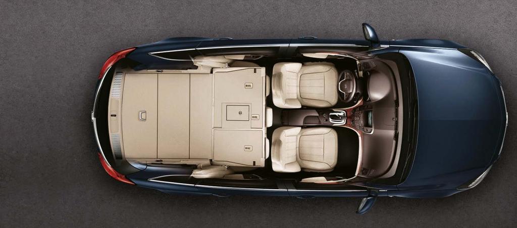 Sports Tourer Panorama sunroof. The near full-length two-part sunroof maximizes natural light and atmosphere.