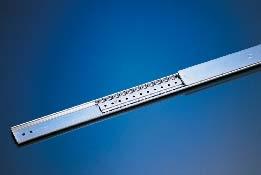 Cabinets Universal telescopic slide 3307 DZ 3-part, ball-bearing telescopic slide (105%-extension) Load-carrying capacity per pair 54... 68 kg Mounting width between two rails 414.