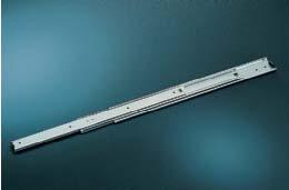 Cabinets Telescopic slide rail 310 L 3-part, ball-bearing telescopic slide (103% extension) Load-carrying capacity per pair 45... 61 kg Mounting width between two rails 408.