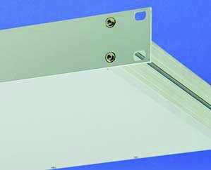 with aluminium profile side panel Top cover and base plate in 3 versions Mounting plate for