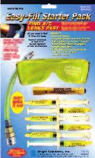 271438 Easy-Fill A/C Starter Pack Easy-Fill Multi-Shot Injector, Supra Gold Edition LED UV Light, UV Goggles, 6