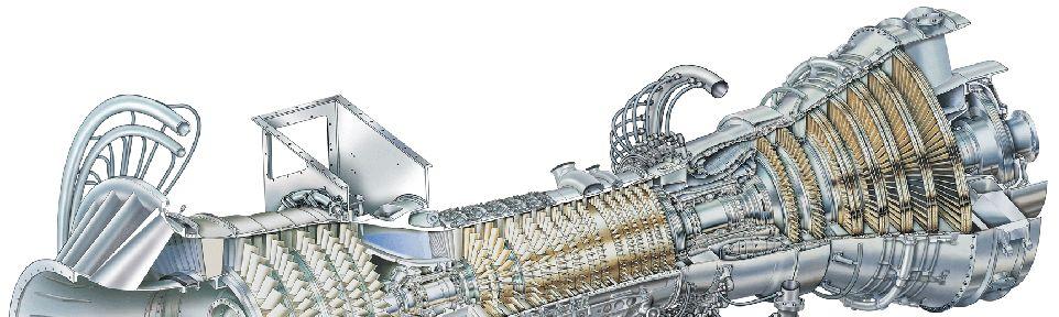 THE GAS TURBINE ASSEMBLY (let s put the sections together) The Basic Gas Turbine Machine Individual Compressor, Combustor & Turbine