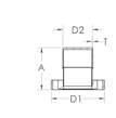 06) P-T64DT NW63 150 (5.91) 114 (4.50) 64 (2.50) 2.0 (0.08) NOTE: Dimensions subject to raw material supplier tolerances.