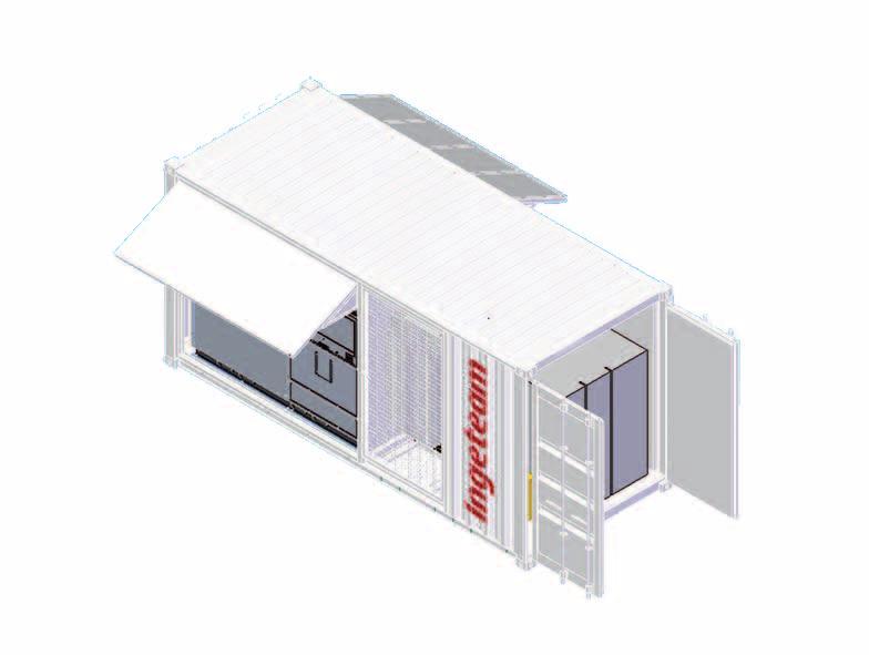 PowerStation CON 20 / Outdoor inverters General Information Inverter Compartment LV / MV Transformer compartment (1) MV Cubicle compartment (2) Max. power @ 1,000 Vdc Max.