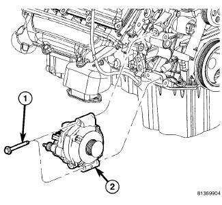 17. Reconnect the ground wires to the rear of each cylinder head. 18. Install the intake manifold. (Refer to 09 - Engine/Manifolds/MANIFOLD, Intake - Installation) 19.