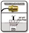 Description 16749 3/8 NPT Thread-In Probe 16759 Push-In Radiator Probe Replacement Probe 16750