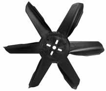 At higher RPMs, the vehicle speed provides ample airfl ow and the fan blades