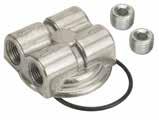 Engine Spin - On Adapters Standard Series The purpose of a Spin-on Adapter is to provide external oil lines for remote fi