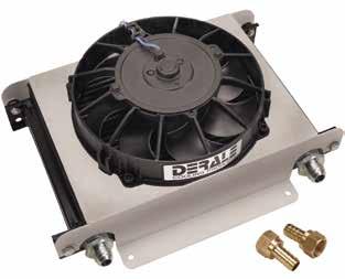 Hyper-Cool Part # 52508 Replacement Cooler Core REVERSIBLE Engine Mounts anywhere space permits Electric fan supplies optimum airfl ow Extends engine or transmission life High effi ciency Stacked