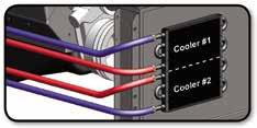 Series 7000 AN Tube & Fin Coolers Part # 13315 Part # 13313 Part # 13312 Hardware Kit Prevents heat-related component failure & fl uid breakdown 1/2 copper tubing expanded into aluminum cooling fi ns