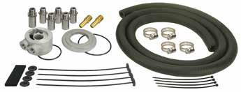 Cooler Installation Kits- Cooler Installation Kits Complete installation kit for mounting most transmission coolers with 5 / 16 cooler lines OEM spec hose Part #