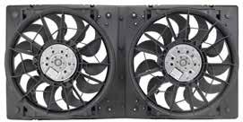 High output Radiator Fans - Molded shroud kits Part # 16926 Part # 16928 FU E L INCREASED Y E C O N O M INCREASES HORSEPOWER &T ORQUE Powerful primary cooling fan(s) High Output 265-watt motor(s)