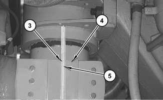 4. 5. Turn the swivel nut counterclockwise on charging valves (2) to open the charging valves (2). Turn the tee handles on the 1S-8938 Chucks clockwise to opens the charging valves (2).