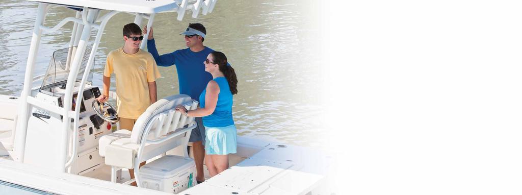 Limitless Opportunities Robalo takes bay boat design to a new level of quality, style and performance. All models are exceptionally seaworthy, dry riding and solid.