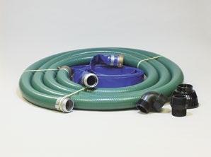 WATER HOSE / ACCESSORIES 2" I.D. TRANSFER PUMP HOSE KITS 2" I.D. KIT WITH POLYPROPYLENE QUICK COUPLERS Apache P/N Wt.Ea. 98128600 25.# Kit Includes one each of the following: 2" I.D. x 20' PVC suction hose coupled 2" C Poly x Poly K.
