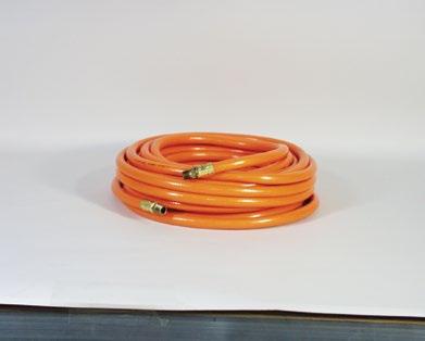 Construction: Premium PVC air hose assemblies feature oil and abrasion resistant tube and cover, flexible/kink resistant construction, and excellent temperature range.