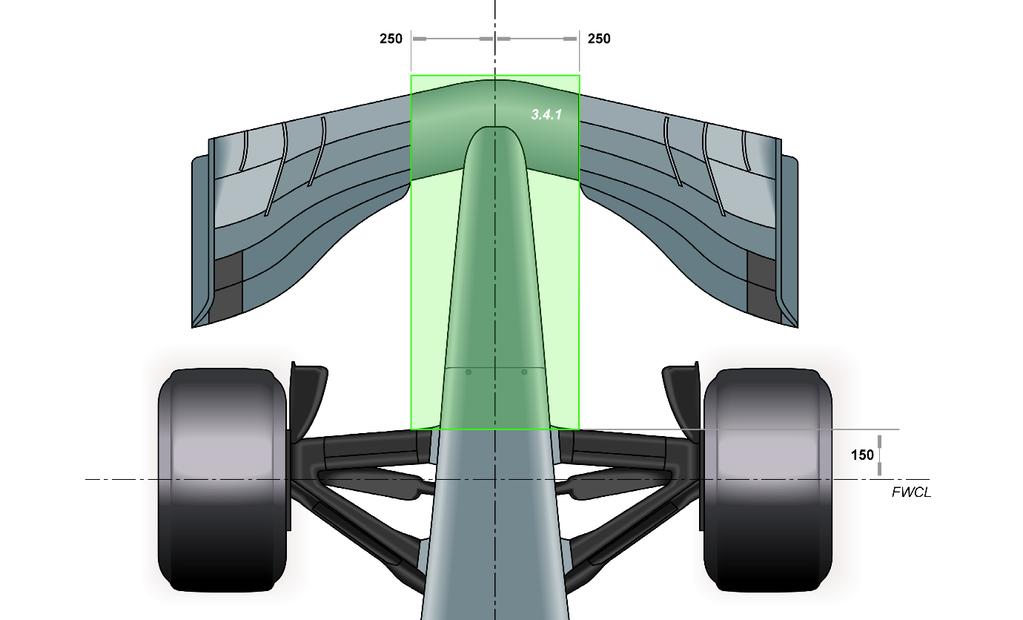 Any bodywork situated above the impact absorbing structure defined by Article 15.