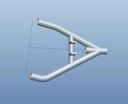 Material Selecton Tubing material: The suspension control arm are constructed of circular steel tubing.