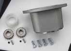 DOUBLE REDUCTION ADAPTOR KITS (WHITE EPOXY) Accessory Mod-Squad Reducer Kit Only Service Number Weight  Style VL (lbs) EL813 G185278 VL813EL** 2 EL818 G185279 VL818EL** 3 EL821 G185280 VL821EL** 3
