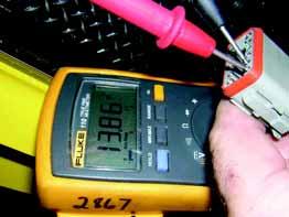 MAINTENANCE Question Reason for Question Test Procedure T. Is the system voltage OK? Voltage at the control Check the voltage at the battery. head must be within.