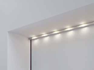 LED lighting for doors An LED light strip with neutral white light puts your door and side door in the right light.