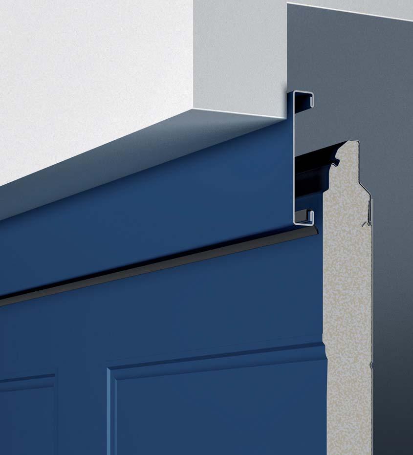 the standard single-skinned fascia panel which height is 95 mm can meet most situations.