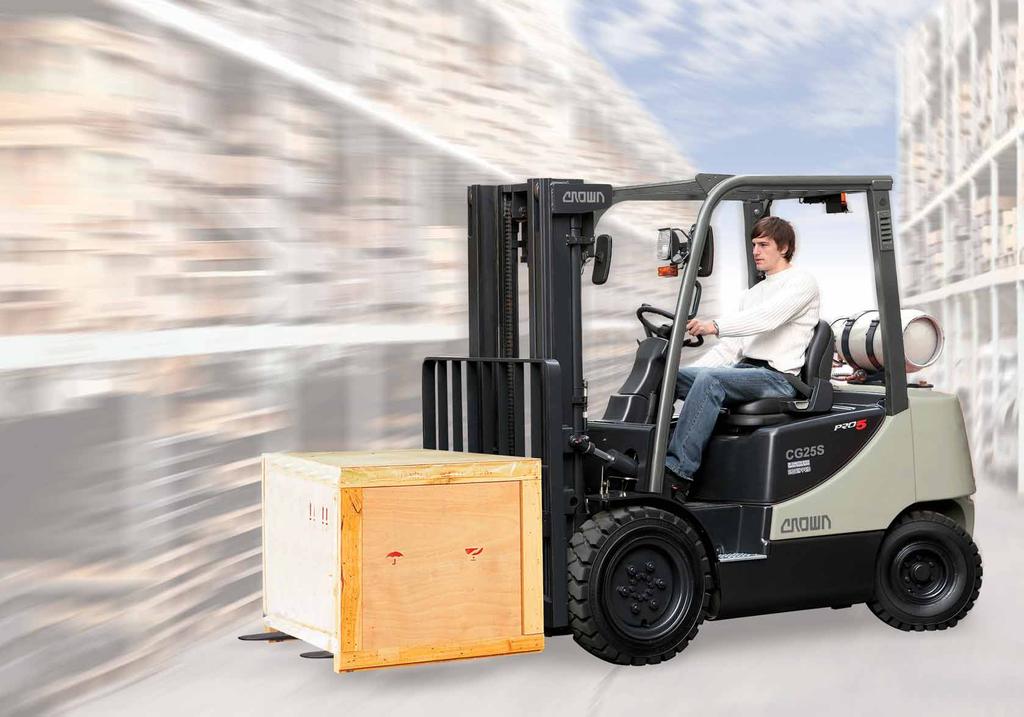 Redesigned...From The Ground Up! Crown s outstanding reputation for durable, dependable and operator friendly forklifts is further enhanced with our new 1,kg to 3,kg heart-of-the-line Pro 5 Series.