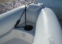 The same trademark tube end steps and extended length on the waterline give excellent seaworthiness.