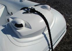 Safety handles & grip handles 2 paddles & foot pump Repair kit Accessories bag Owner s manual Steering console