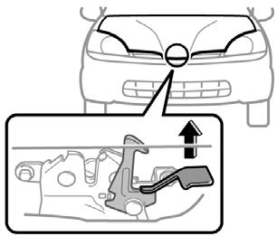 Move Shift Lever To Park Remote Trunk Opener (Driver Side) -OR (if the ignition key is inaccessible)- Disconnect