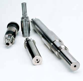 002 in) shaft deflection at the seal face and provides a low L 3 /D 4 shaft stiffness ratio 6 to maximize mechanical seal life.