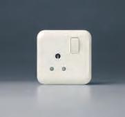 SWITCHSOCKET OUTLETS 13A SINGLE SWITCHSOCKET 103.4011 13A - 250V~ 103.4012 13A - 250V~ D.P. switch 103.