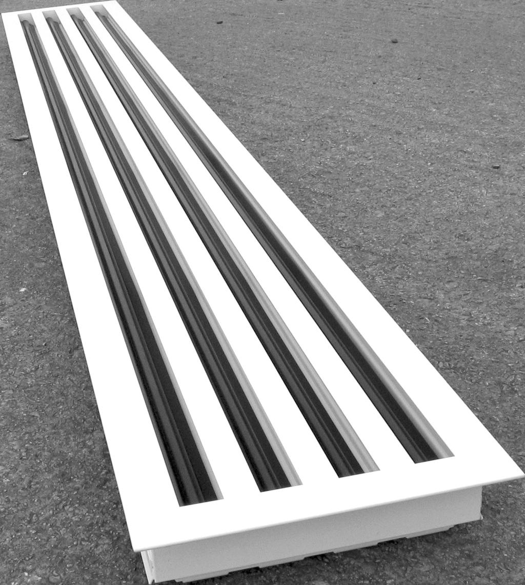 PUBLICATION DIFFUSERS 6 JANUARY 2017 Curved Linear Slot Diffuser Features - One to Eight Slot Widths. - Adjustable for Horizontal & Vertical Distribution.